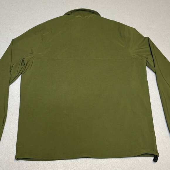 Woolrich Mens Windbreaker Jacket Size Large Military Green Lightweight Outdoor - Picture 7 of 11
